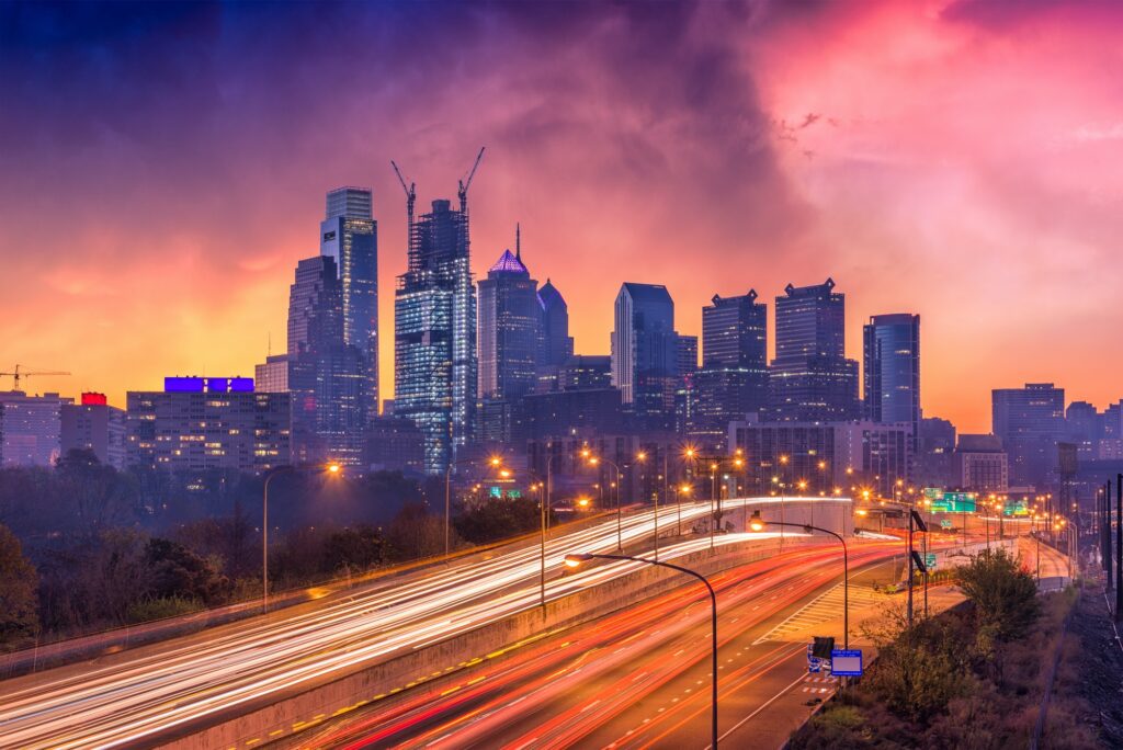 Philadelphia, Pennsylvania Skyline